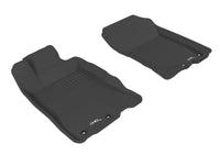 Thumbnail for 3D MAXpider 2010-2014 Honda Insight Kagu 1st Row Floormat - Black