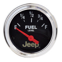 Thumbnail for Autometer Jeep 52mm 73 OHMS Empty/8-12 OHMS Full Short Sweep Electronic Fuel Level Gauge