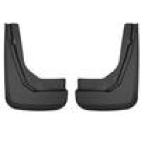 Thumbnail for Husky Liners 21-23 Suburban/Tahoe/Yukon XL w/o Power Running Boards Rear Custom Mud Guards - Black
