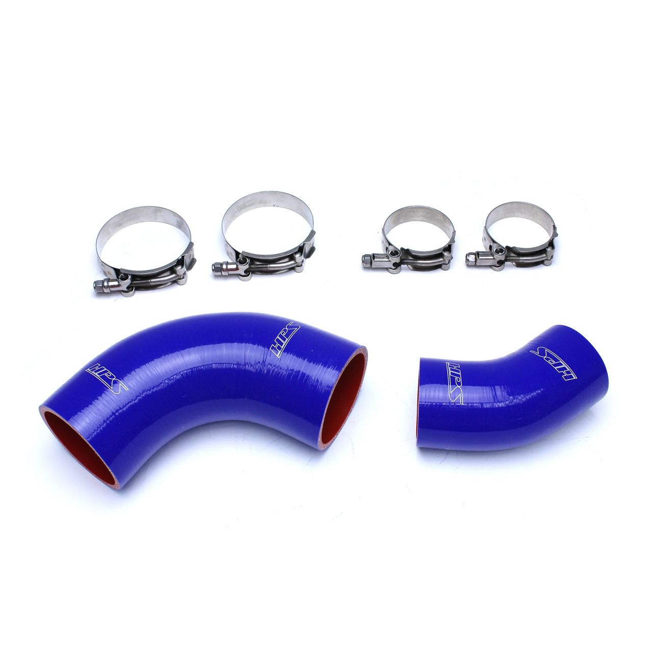 HPS Blue Reinforced Silicone Intercooler Hose Kit for Mazda 07-10 CX7 2.3L Turbo