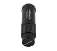 Thumbnail for NRG 700 Series M12 X 1.25 Steel Lug Nut w/Dust Cap Cover Set 21 Pc w/Locks & Lock Socket - Black
