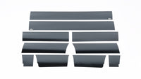 Thumbnail for Putco 09-14 Ford F-150 Super Cab 6.5 (w/o Factory Fender Flares) Blk Platinum Rocker Panels - 10pcs