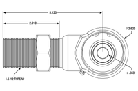 Thumbnail for Fabtech 07-18 Jeep JK 4WD Large Poly Ball Joint
