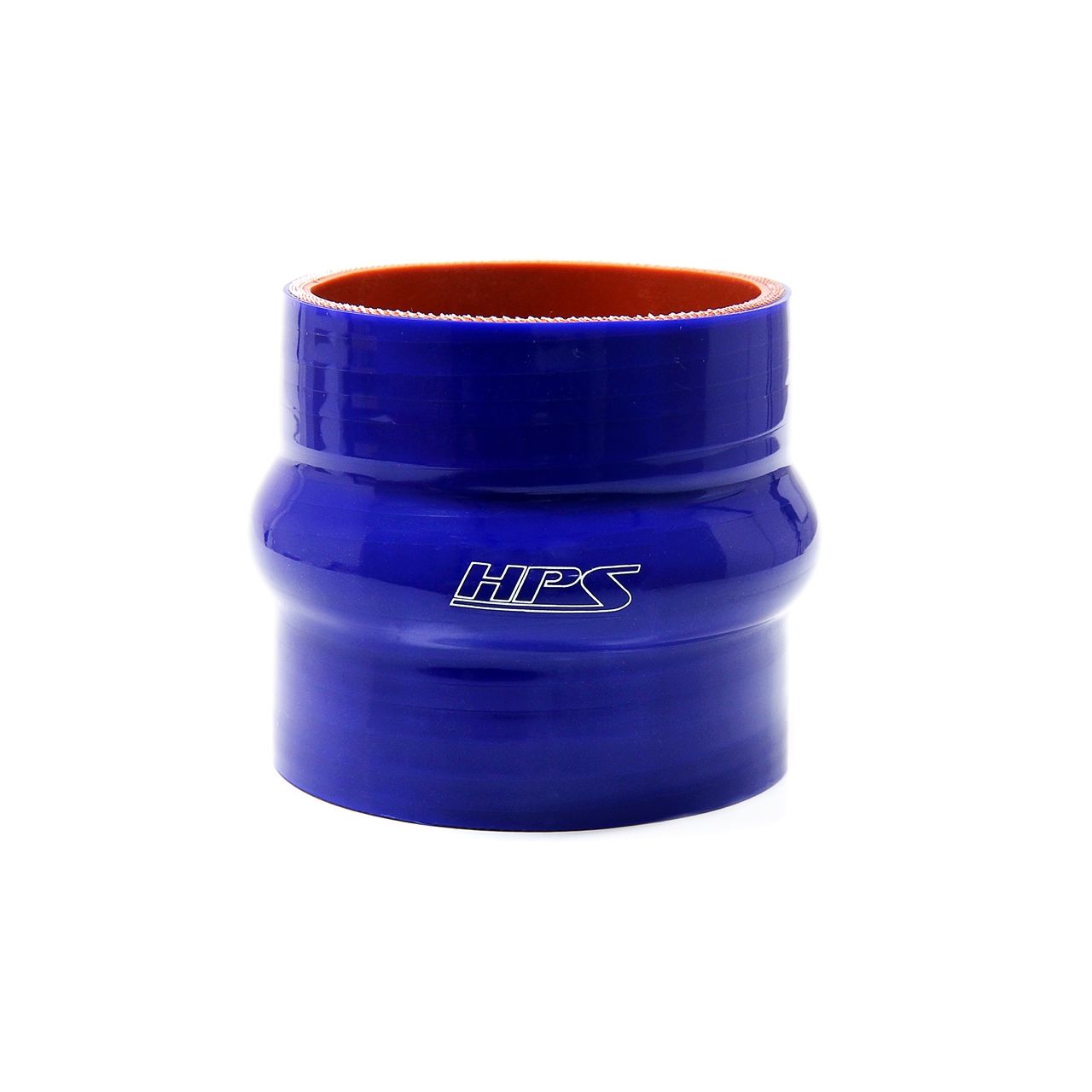 HPS 1.5" ID , 4" Long High Temp 4-ply Reinforced Silicone Hump Coupler Hose Blue (38mm ID , 102mm Length)