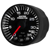 Thumbnail for Autometer Spek-Pro 52.4mm 0-35 PSI Digital Stepper Motor Water Pressue Gauge
