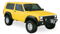 Thumbnail for Bushwacker 84-01 Jeep Cherokee Cutout Style Flares 4pc Fits 2-Door Sport Utility Only - Black