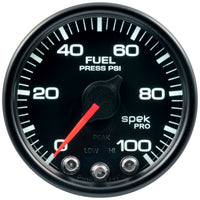 Thumbnail for Autometer Spek-Pro - Nascar 2-1/16in Fuel Press 0-100 psi Bcb Ecu