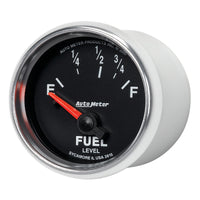 Thumbnail for AutoMeter Gauge Fuel Level 2-1/16in. 73 Ohm(e) to 10 Ohm(f) Elec Gs