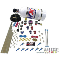 Thumbnail for Nitrous Express Pro-Shk/Gas 2 Fuel 1 Supershark Solenoid Nitrous Kit (200-600HP) w/15lb Bottle