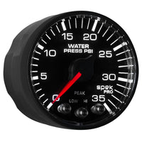 Thumbnail for Autometer Spek-Pro 52.4mm 0-35 PSI Digital Stepper Motor Water Pressue Gauge