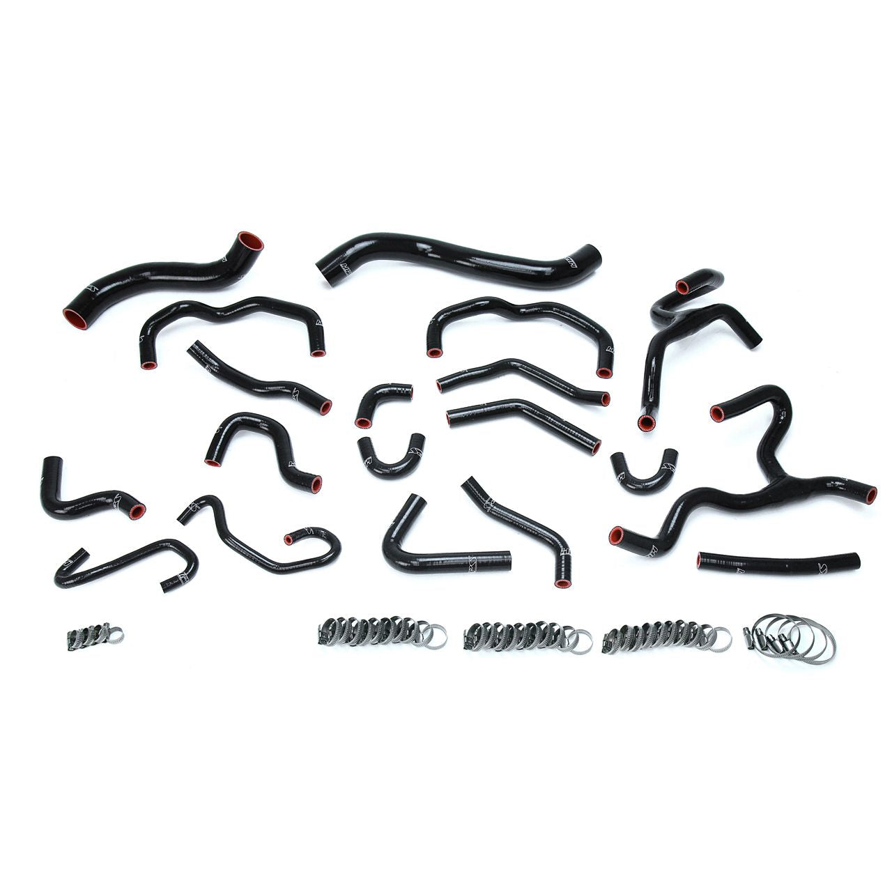 HPS Black Reinforced Silicone Radiator + Heater Hose Kit Coolant for Lexus 17-18 LX570 5.7L V8