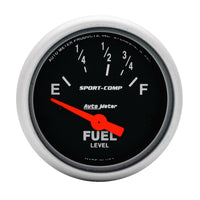 Thumbnail for Autometer 2-1/16in 73 OHMS Empty / 10 OHMS Full Electric Sport-Comp Gauge