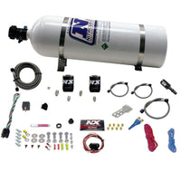 Thumbnail for Nitrous Express Dodge Hemi/SRT8 Single Nozzle Fly By Wire Nitrous Kit (35-150HP) w/15lb Bottle