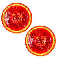 Thumbnail for Oracle Lighting 97-06 Jeep Wrangler TJ Pre-Assembled LED Halo Headlights -Amber SEE WARRANTY