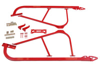 Thumbnail for BMR 08-17 Challenger Bolt-On Subframe Connectors - Red