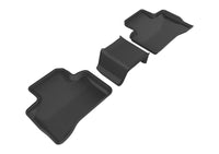 Thumbnail for 3D MAXpider 20162020 Mercedes-Benz GLC-Class X205 Kagu 2nd Row Floormats - Black