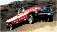 Thumbnail for Bushwacker 92-96 Ford F-150 Styleside Extend-A-Fender Style Flares 4pc 81.0/96.0in Bed - Black