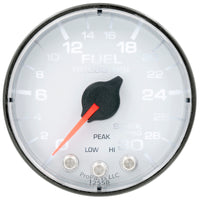 Thumbnail for Autometer Spek-Pro Gauge Fuel Press 2 1/16in 30psi Stepper Motor W/Peak & Warn Wht/Blk