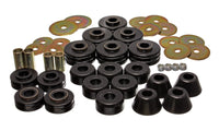 Thumbnail for Energy Suspension 78-80 GM Denali XL/Subarban & Yukon XL 4WD Black Body(cab) Mount Set