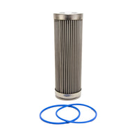 Thumbnail for Fuelab 100 Micron Stainless Steel Replacement Element - 6in w/2 O-Rings & Instructions