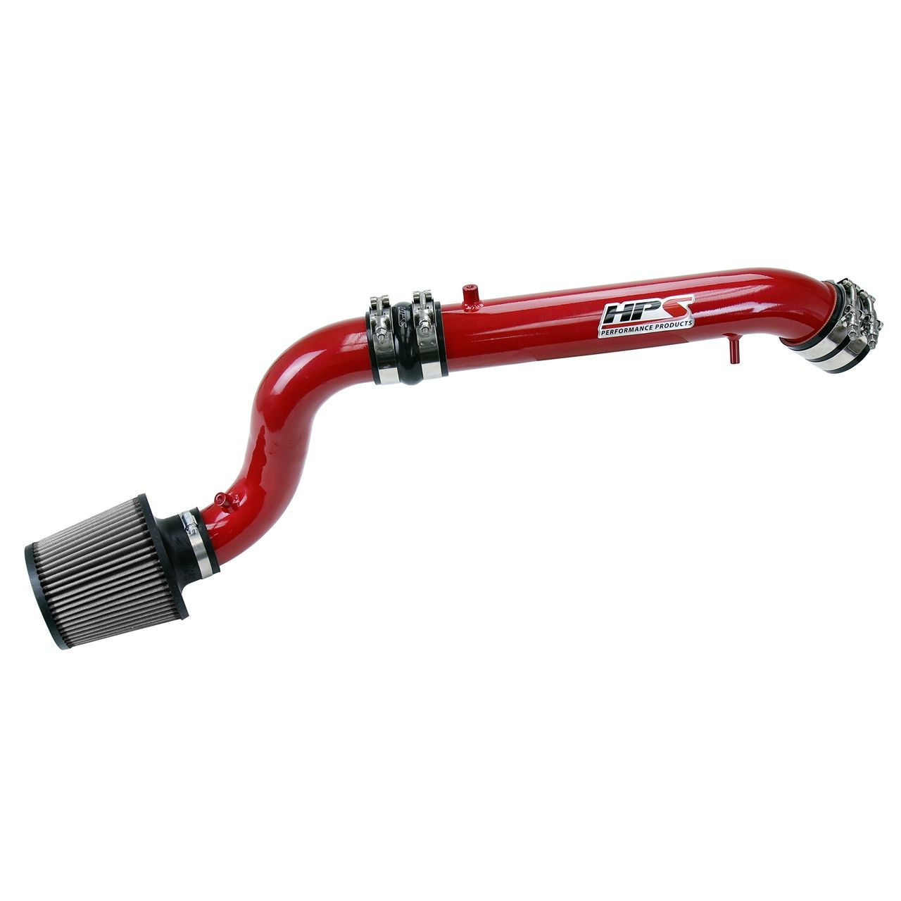 HPS Cold Air Intake Kit 92-95 Honda Civic SOHC D Series DOHC B Series, Converts to Shortram, Red
