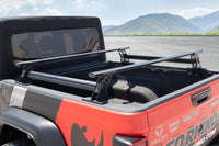 Thumbnail for Go Rhino 20-22 Jeep Gladiator JT/16-22 Toy. Tacoma/05-21 Nssn Frontier XRS Cross Bars Kit - Tex. Blk