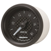 Thumbnail for Autometer GT Series 52mm Full Sweep Electronic 8:1-18:1 AFR Wideband Air/Fuel Ratio Analog