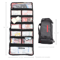 Thumbnail for Go Rhino XVenture Gear First Aid Roll - Large (5x5in. Closed) 12oz Waxed Canvas - Black