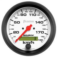 Thumbnail for Autometer Phantom 3-3/8in 190 KM/H Speedometer Electric Program w/ LCD Odometer