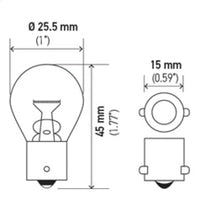 Thumbnail for Hella Bulb 7506 12V 21W BA15s S8