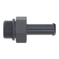 Thumbnail for DeatschWerks 6AN ORB Male to 5/16in Male Barb Fitting (Incl O-Ring) - Anodized Matte Black