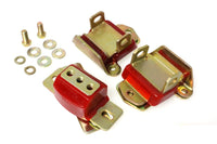 Thumbnail for Energy Suspension 67-72 Camaro/64-72 Chevelle/63-82 Corvette Red Zinc 2 Engine & 1 Trans Mount Set