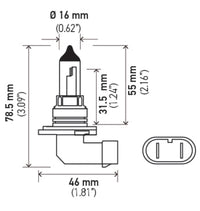 Thumbnail for Hella Optilux HB4 9006 12V/55W XY Xenon Yellow Bulb