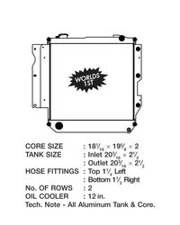 Thumbnail for CSF 05-06 Jeep Wrangler Radiator