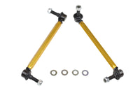 Thumbnail for Whiteline 05+ Mustang Coupe 8cyl (Inc Shelby GT/ GT500) Front Swaybar Link Kit H/Duty Adj Steel Ball