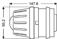 Thumbnail for Hella Micro DE Premium Halogen H7 Low Beam 12V SAE Lo Headlamp w/ Bulb and Stone Shield