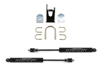 Thumbnail for Fabtech 05-21 Ford F250/350 4WD Dual Stealth Steering Stabilizer Kit - Opposing Style