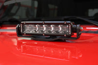 Thumbnail for Go Rhino 18-20 Jeep Wrangler JL/JLU/Gladiator JT Light Mount - Two 6in Single Row