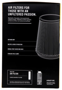 Thumbnail for Airaid Universal Air Filter - Cone 5in FLG x 6-1/2in B x 4-3/4in T x 7-9/16in H - Synthaflow