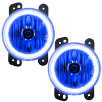 Thumbnail for Oracle Lighting 10-15 Jeep Wrangler JK Pre-Assembled LED Halo Fog Lights -Blue SEE WARRANTY