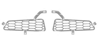 Thumbnail for Putco 15-20 Ford F-150 Raptor - Hex Style - Polished SS Bumper Grille Inserts