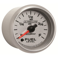 Thumbnail for Autometer Ultra-Lite II 2-1/16in 0-280 Ohm Programmable Fuel Level Gauge