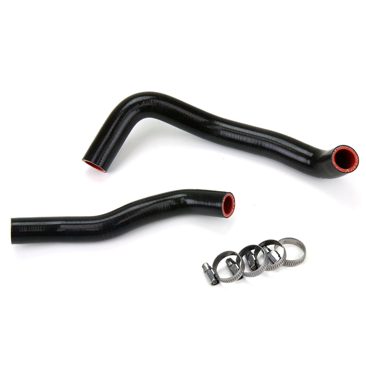 HPS Black Reinforced Silicone Radiator Hose Kit for Kawasaki 03-07 KFX400