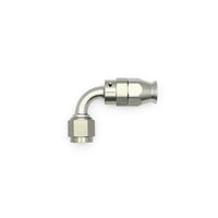 Thumbnail for DeatschWerks 6AN Female Swivel 90-Degree Hose End PTFE (Incl 1 Olive Insert) - Anodized Matte Black