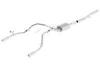 Thumbnail for Borla 14 Silv/Sierra 1500 EC Std/CC Short 143.5in WB Touring Single Split Rear Exit Cat-Back Exhaust