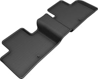 Thumbnail for 3D MAXpider 2019-2020 Infiniti QX50 Kagu 2nd Row Floormats - Black