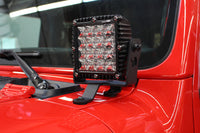 Thumbnail for Go Rhino 18-20 Jeep Wrangler JL/JLU/Gladiator JT Light Mount - 6in Q4 Series