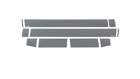 Thumbnail for Putco 07-13 GMC Sierra Reg Cab 6.5 Short Box - 6in Wide - 12pcs Black Platinum Rocker Panels