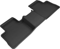 Thumbnail for 3D MAXpider 2019-2020 Toyota RAV4 Gasoline Kagu 2nd Row Floormats - Black