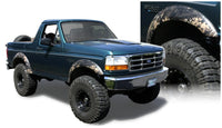Thumbnail for Bushwacker 92-96 Ford F-150 Styleside Extend-A-Fender Style Flares 4pc 81.0/96.0in Bed - Black
